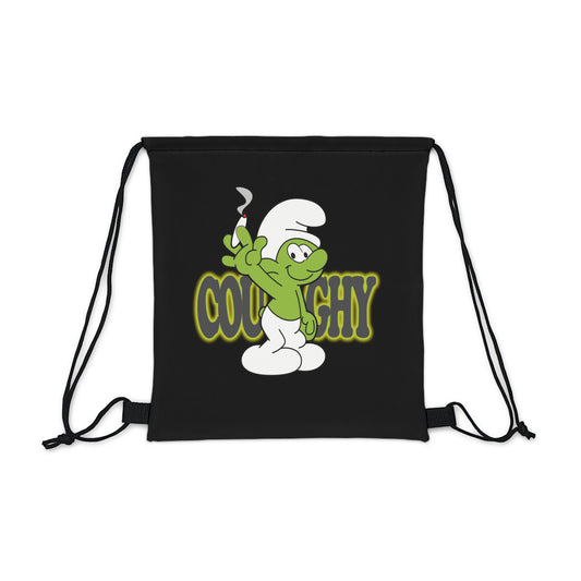 Coughy Character Drawstring Bag